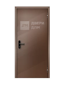 Дверь противопожарная ДПМ EI-90 однопольная глухая коричневая ДП-639