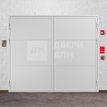 Распашные ворота с противопожарные EI-60 ВПМ-137